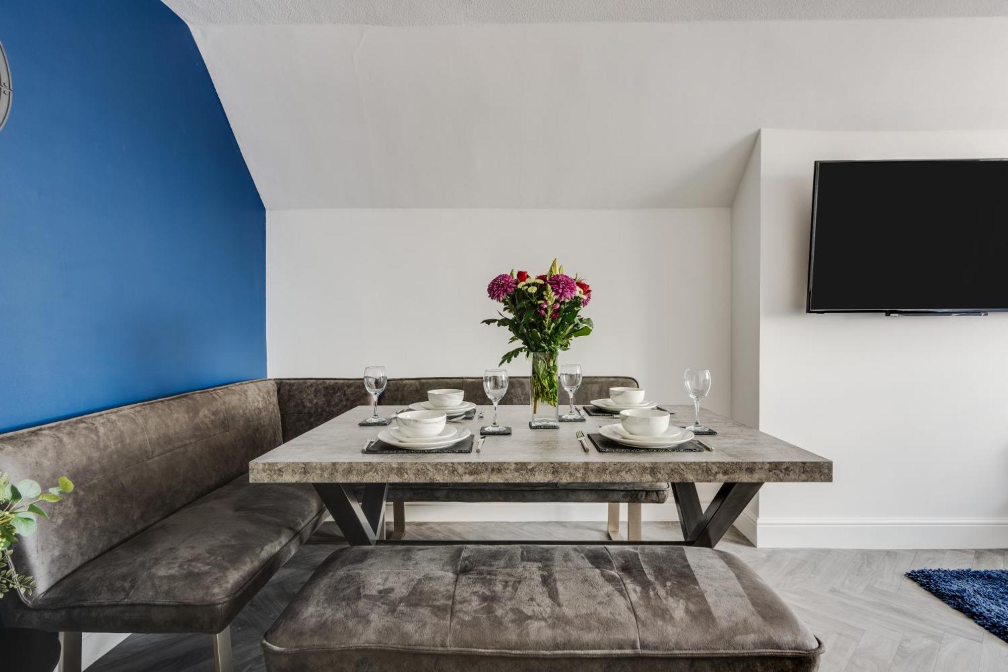 St David'S - Stylish 2 Bed Apartment, Free Parking, Close To Beach Lytham St Annes Esterno foto